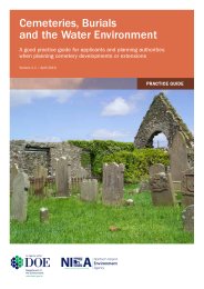 Cemeteries, burials and the water environment - a good practice guide for applicants and planning authorities when planning cemetery developments or extensions