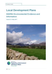 Local development plans - DAERA environmental evidence and information