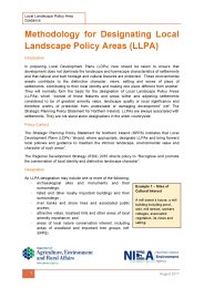 Methodology for designating local landscape policy areas (LLPA)
