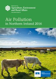 Air pollution in Northern Ireland 2016