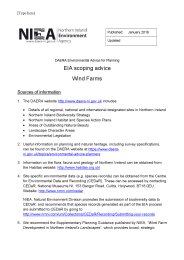 DAERA environmental advice for planning - EIA scoping advice: wind farms