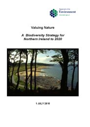 Valuing nature - a biodiversity strategy for Northern Ireland to 2020