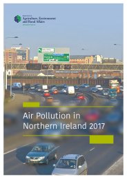 Air pollution in Northern Ireland 2017