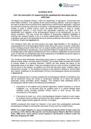 Guidance note for the discovery of unanticipated underwater archaeological heritage