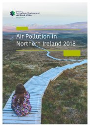 Air pollution in Northern Ireland 2018