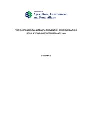 Environmental Liability (Prevention and Remediation) Regulations (Northern Ireland) 2009 - guidance