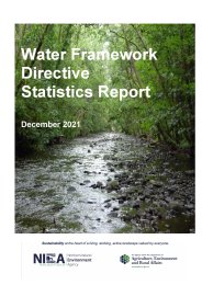Water Framework Directive statistics report