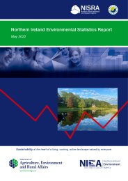 Northern Ireland environmental statistics report. May 2022