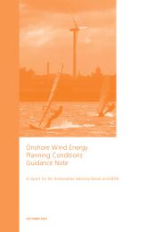 Onshore wind energy planning conditions guidance note - a report for the Renewables Advisory Board and BERR