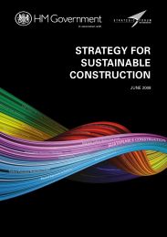 Strategy for sustainable construction