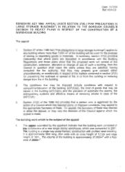 Berkshire Act 1986: section 37(6) (fire precautions in large storage buildings) - construction of a warehouse building