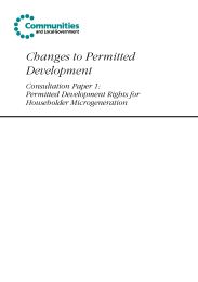 Changes to permitted development - consultation paper 1: permitted development rights for householder microgeneration