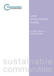 Local environmental quality - a new view on measurement