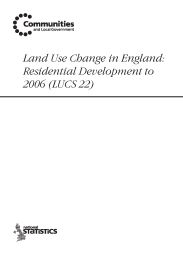 Land use change in England: residential development to 2006 (LUCS 22)