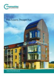 Eco-towns prospectus