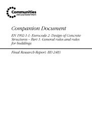 Companion document: EN 1992-1-1: Eurocode 2: Design of concrete structures - Part 1: General rules and rules for buildings