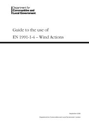 Guide to the use of EN 1991-1-4 Wind actions