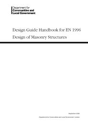 Design guide handbook for EN 1996 Design of masonry structures