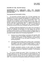 L1 (conservation of fuel and power), M1 (access and use), M4 (sanitary convenience in dwellings), regulation 17C (carbon emissions) - extensive building work