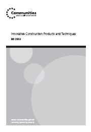 Innovative construction products and techniques