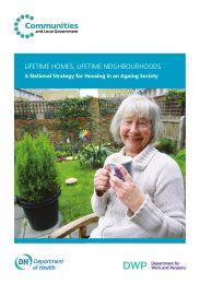 Lifetime homes, lifetime neighbourhoods - a national strategy for housing in an ageing society