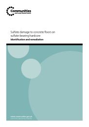 Sulfate damage to concrete floors on sulfate-bearing hardcore: identification and remediation