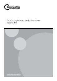 Data ducting infrastructure for new homes: guidance note