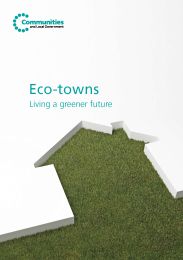 Eco-towns - living a greener future (consultation)