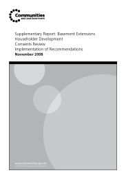 Supplementary report - basement extensions householder development consents review: implementation of recommendations