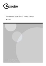 Performance limitations of flueing systems