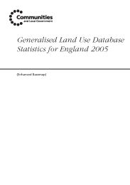 Generalised land use database statistics for England 2005