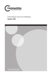Generalised land use database - update 2006
