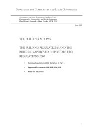 Building act 1984. The Building regulations and the Building (approved inspectors etc.) regulations 2000. Building regulations 2000, Schedule 1, Part L. Approved documents L1A, L1B, L2A, L2B. Multi-foil insulation