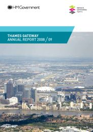 Thames Gateway annual report 2008/09