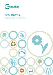 Eco-towns - location decision statement