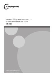 Review of Approved document J - Backward and forward looks - BD 2736