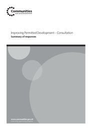 Improving permitted development - consultation: summary of responses