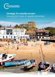 Strategy for seaside success - securing the future of seaside economies