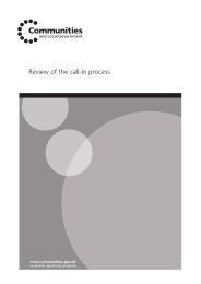 Review of the call-in process