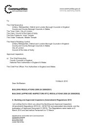 Building regulations 2000 (SI 2000/2531). Building (approved inspectors etc.) regulations 2000 (SI 2000/2532). Building and approved inspectors (amendment) regulations 2010