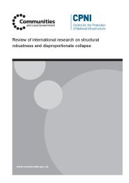 Review of international research on structural robustness and disproportionate collapse