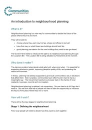 Introduction to neighbourhood planning