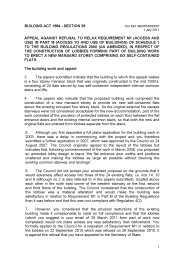 M1 (access and use) in Part M (access to and use of buildings) of Schedule 1 to the Building Regulations 2000 (as amended), in respect of the construction of lobbies forming part of building work to erect a new mansard storey comprising six self-contained flats