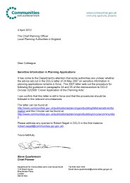 Sensitive information in planning applications