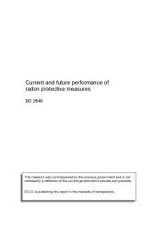 Current and future performance of radon protective measures. BD2848