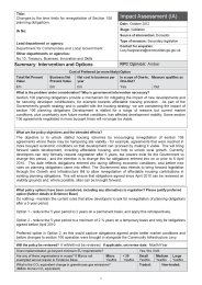 Changes to the time limits for renegotiation of Section 106 planning obligations