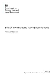 Section 106 affordable housing requirements - review and appeal
