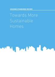 Housing standards review - towards more sustainable homes