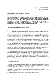 Requirement B1 of Schedule 1 to the Building Regulations 2010, taking account of the guidance in paragraph 0.24 (unsupervised group homes) in Approved Document B volume 2 (Fire safety - buildings other than dwelling houses) (2006 edition incorporating 2007, 2010 and 2013 amendments)