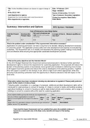 Further flexibilities between use classes to support change of use - impact assessment